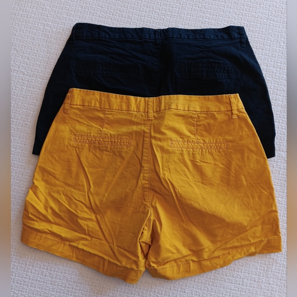 Old Navy Everyday Shorts Yellow and Black Casual Shorts Set - Size 6 - Picture 2 of 11